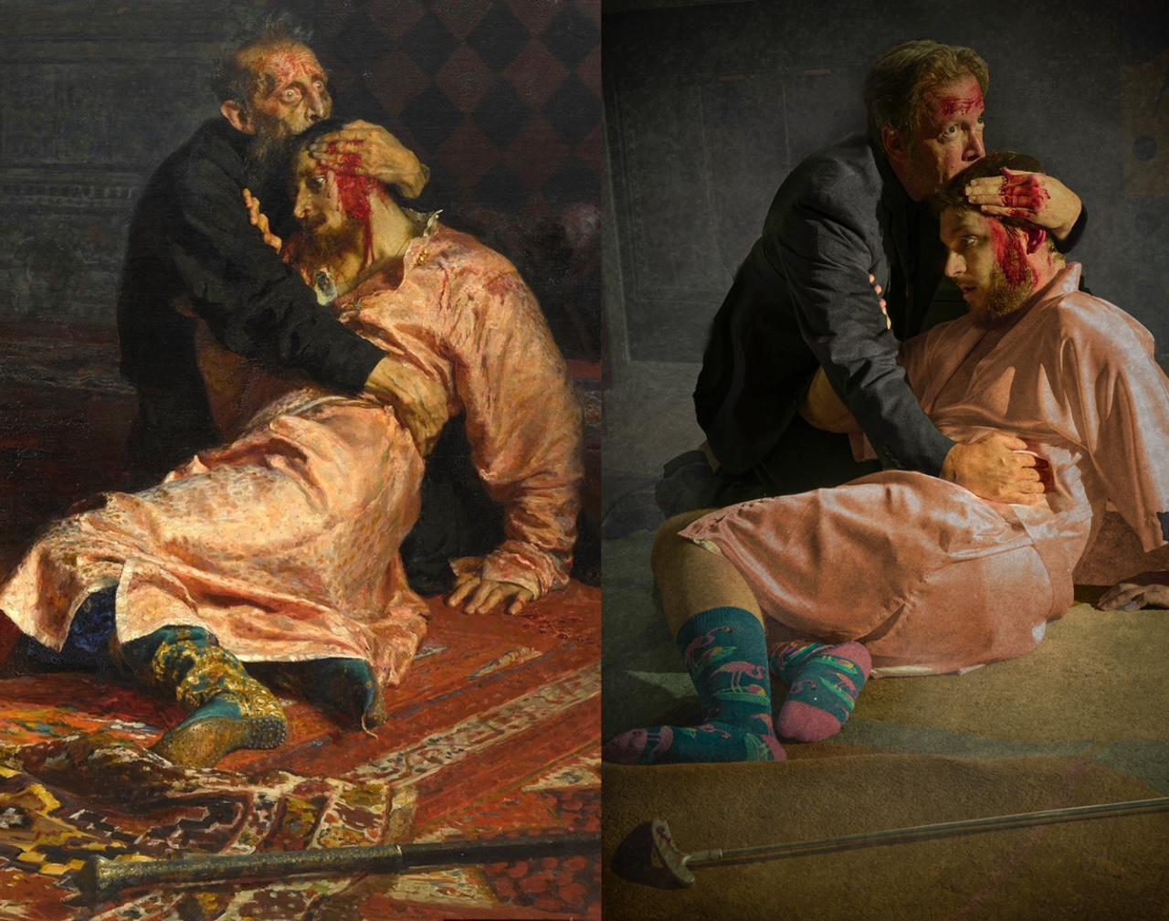 Ivan The Terrible Beats His Daughter In Law Causing A Miscarriage Then Fatally Wounds His Son